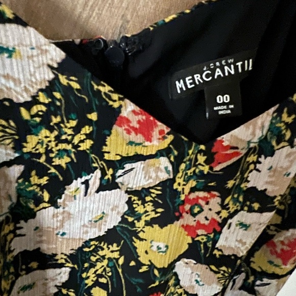 NEW J Crew Mercantile Tiered Floral Maxi Dress spaghetti straps lined 00 NWOT - Picture 10 of 13